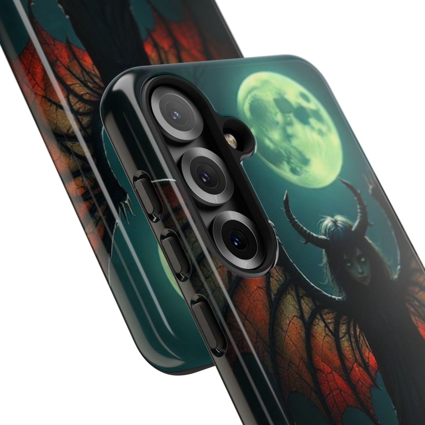 Gothic Phone Case Featuring Enigmatic Creature - Perfect for Halloween, Spooky Aesthetics, Witchy Gifts, Artistic Protection