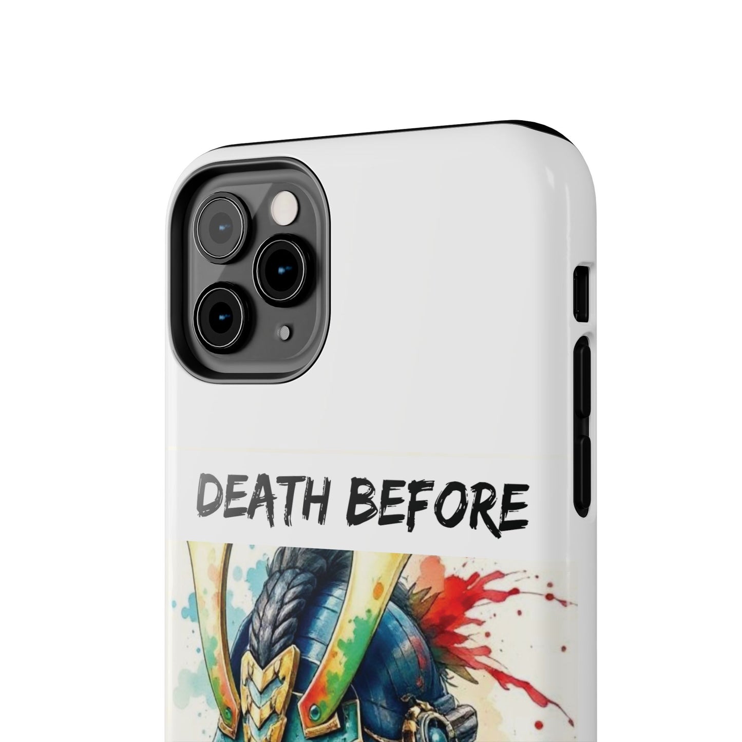 Samurai Inspired Tough Phone Case - 'Death Before Dishonour'