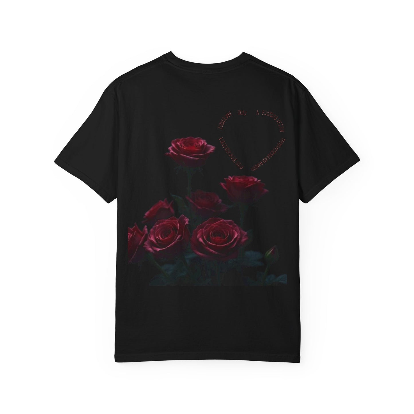 Dark Rose T-Shirt - Unisex, Gift for Her, Casual Wear, Summer Style, Birthday Gift, Vintage Vibes