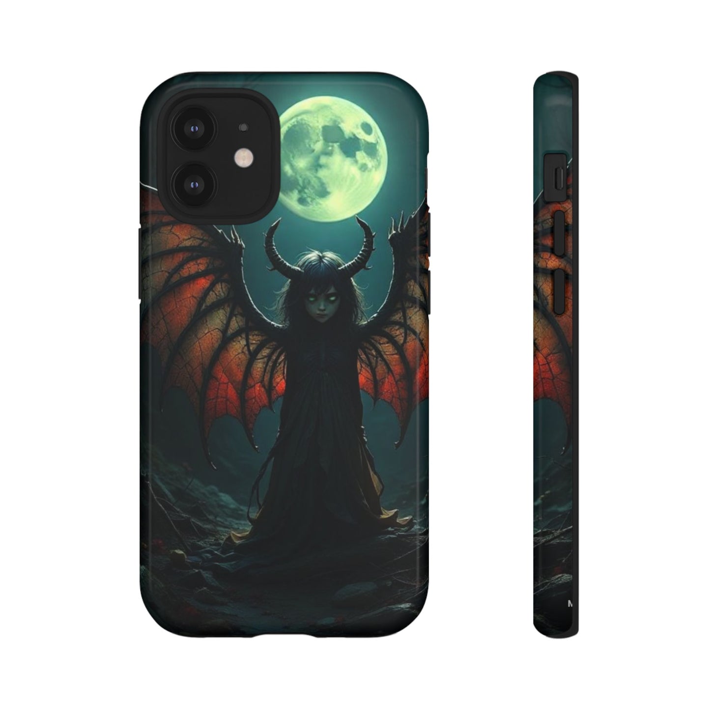 Gothic Phone Case Featuring Enigmatic Creature - Perfect for Halloween, Spooky Aesthetics, Witchy Gifts, Artistic Protection