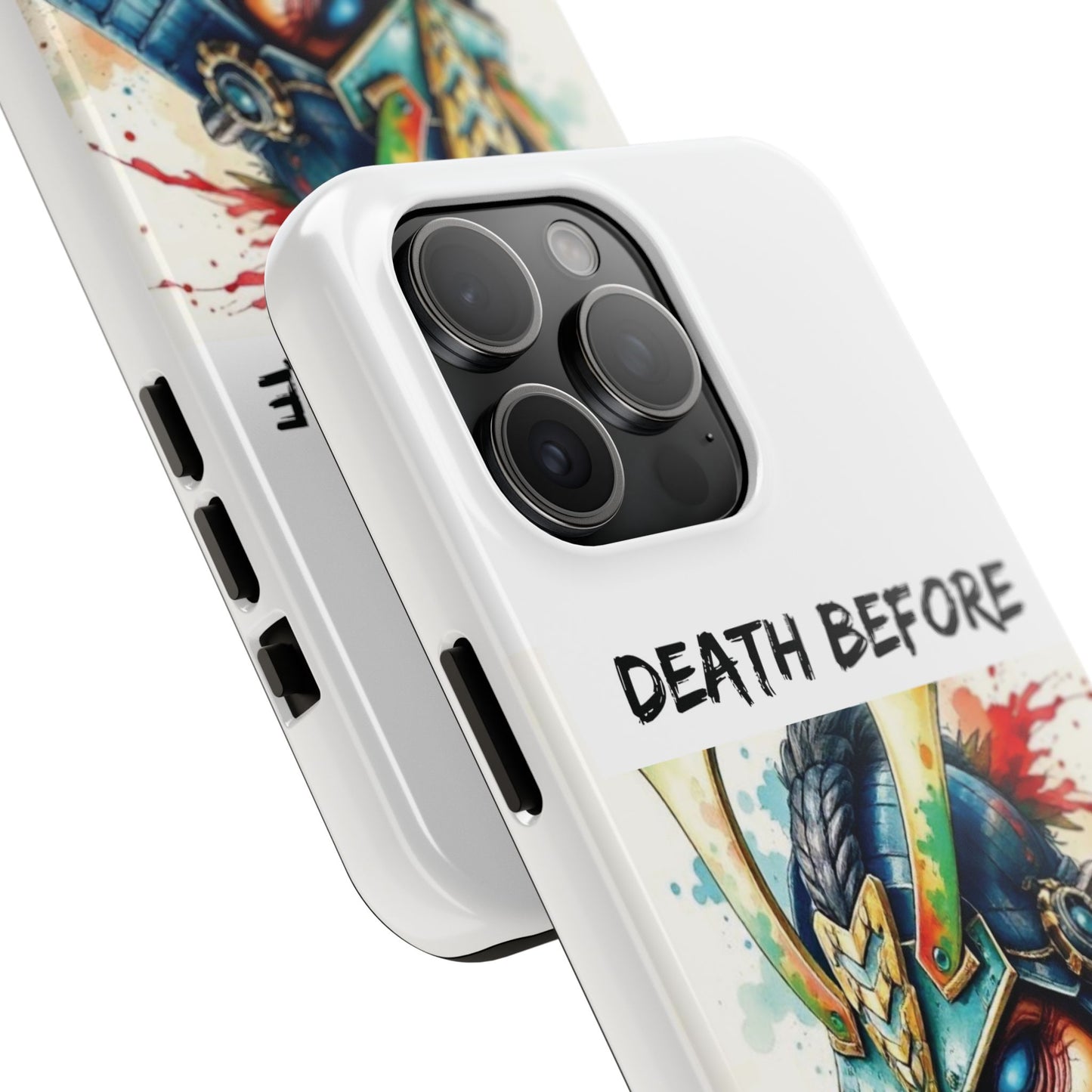 Samurai Inspired Tough Phone Case - 'Death Before Dishonour'