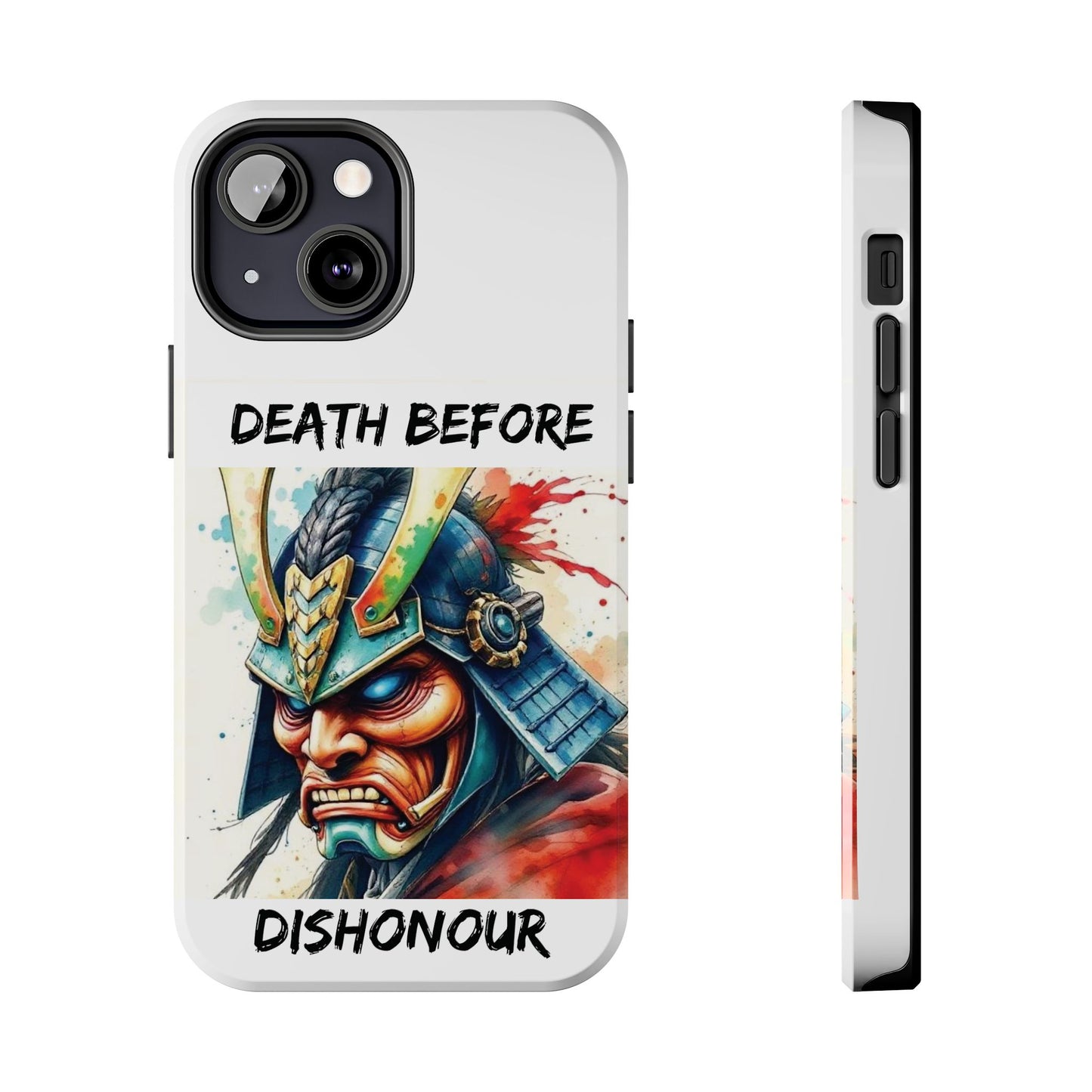 Samurai Inspired Tough Phone Case - 'Death Before Dishonour'