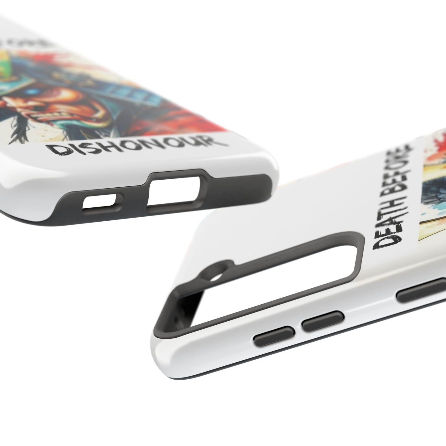 Samurai Inspired Tough Phone Case - 'Death Before Dishonour'