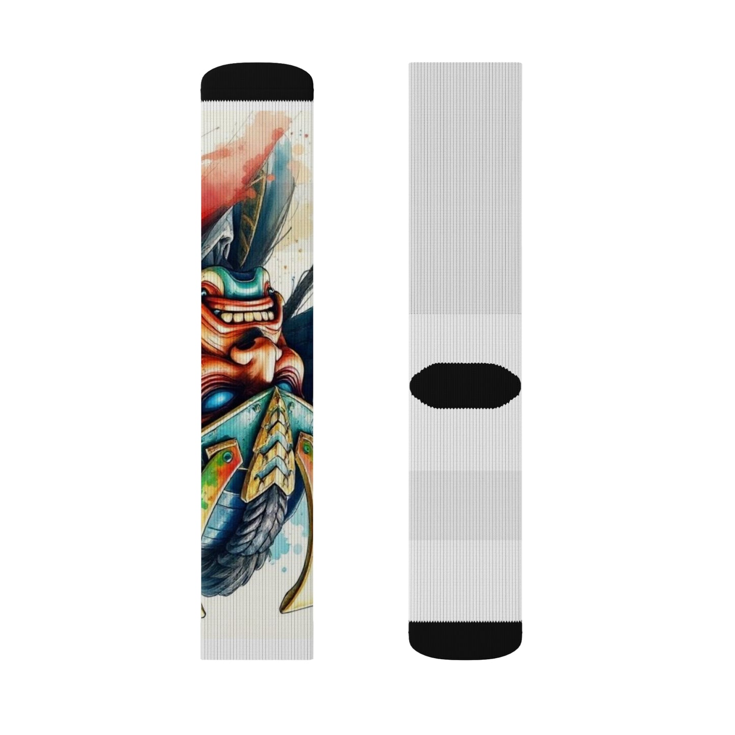Colorful Sublimation Socks - Unique Art Design for Creative Souls