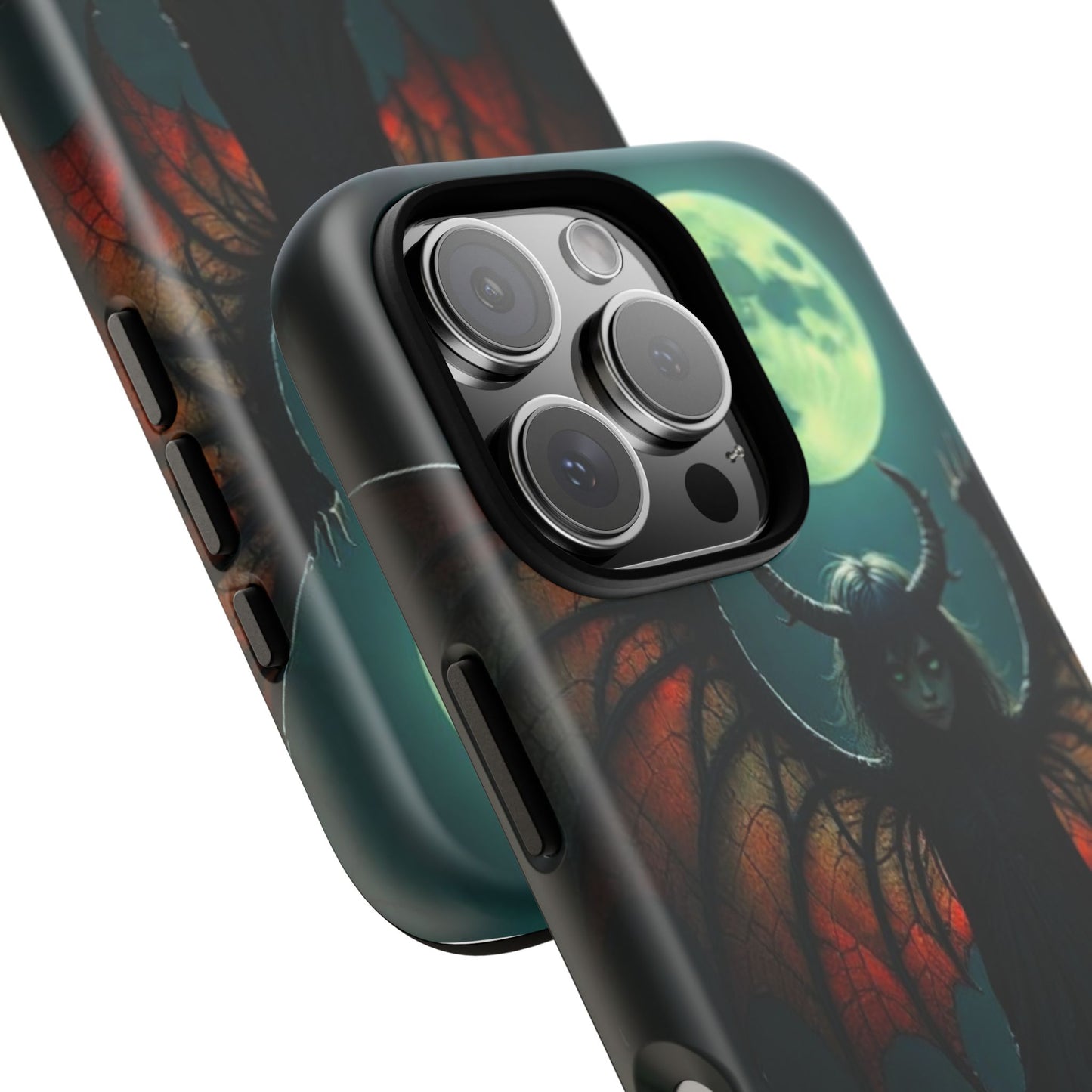 Gothic Phone Case Featuring Enigmatic Creature - Perfect for Halloween, Spooky Aesthetics, Witchy Gifts, Artistic Protection