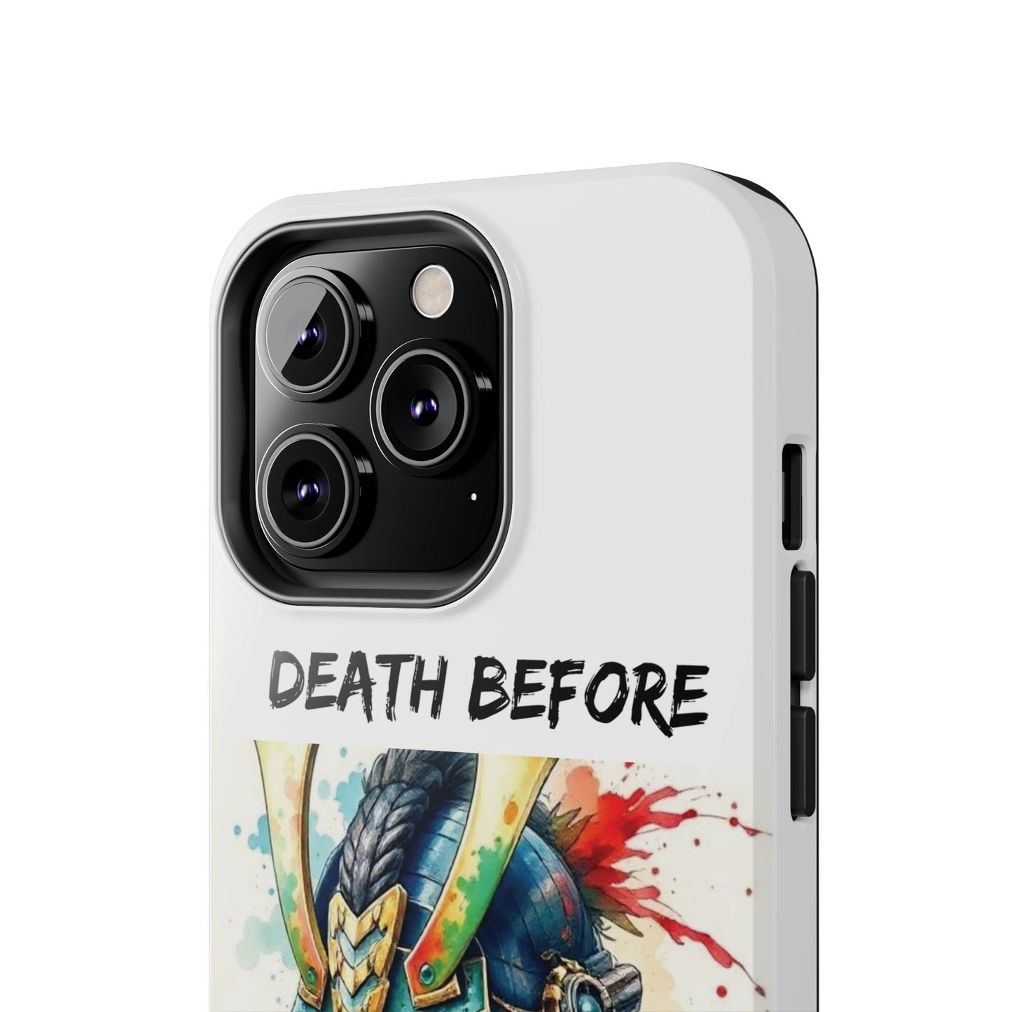 Samurai Inspired Tough Phone Case - 'Death Before Dishonour'