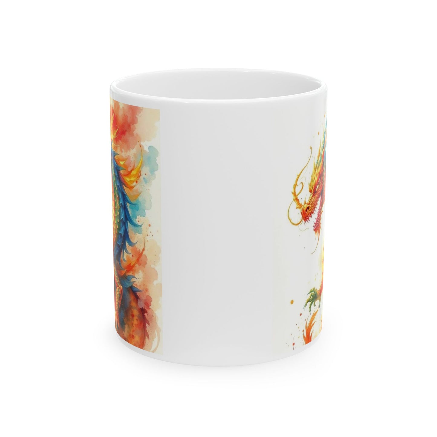 Colourful Dragon Ceramic Mug