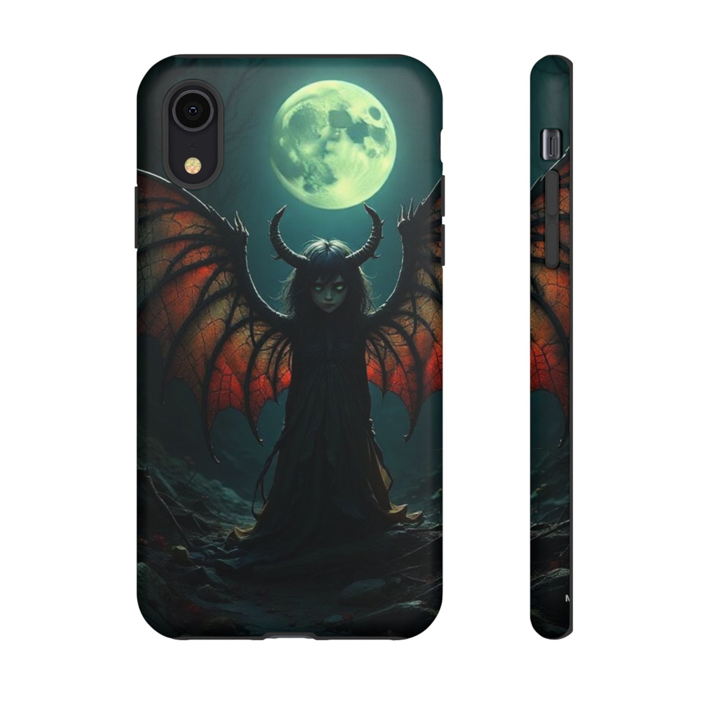 Gothic Phone Case Featuring Enigmatic Creature - Perfect for Halloween, Spooky Aesthetics, Witchy Gifts, Artistic Protection