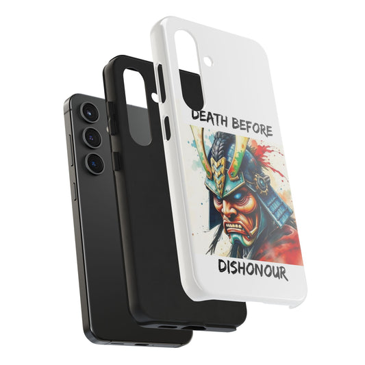 Samurai Inspired Tough Phone Case - 'Death Before Dishonour'
