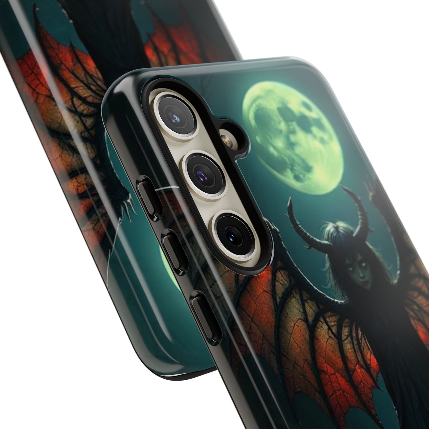 Gothic Phone Case Featuring Enigmatic Creature - Perfect for Halloween, Spooky Aesthetics, Witchy Gifts, Artistic Protection