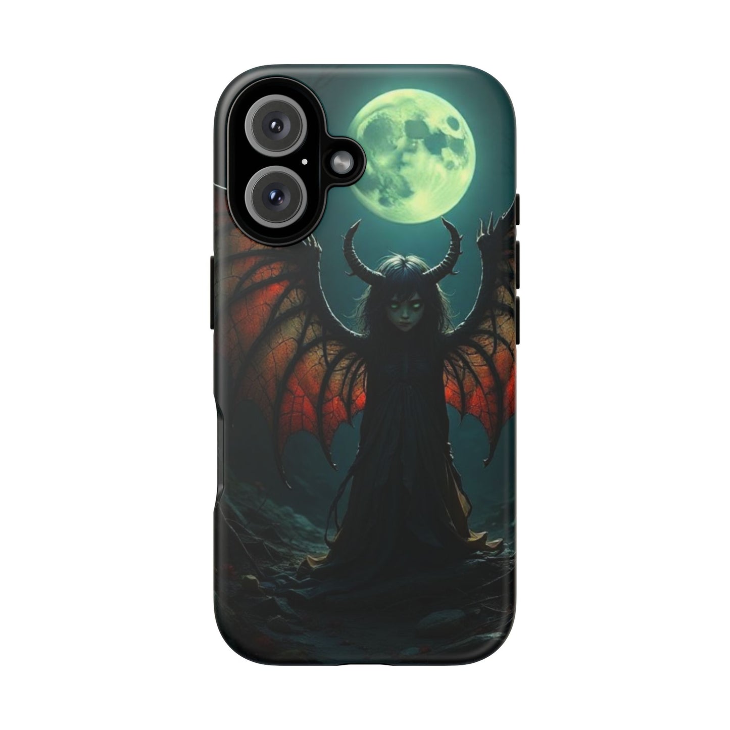 Gothic Phone Case Featuring Enigmatic Creature - Perfect for Halloween, Spooky Aesthetics, Witchy Gifts, Artistic Protection