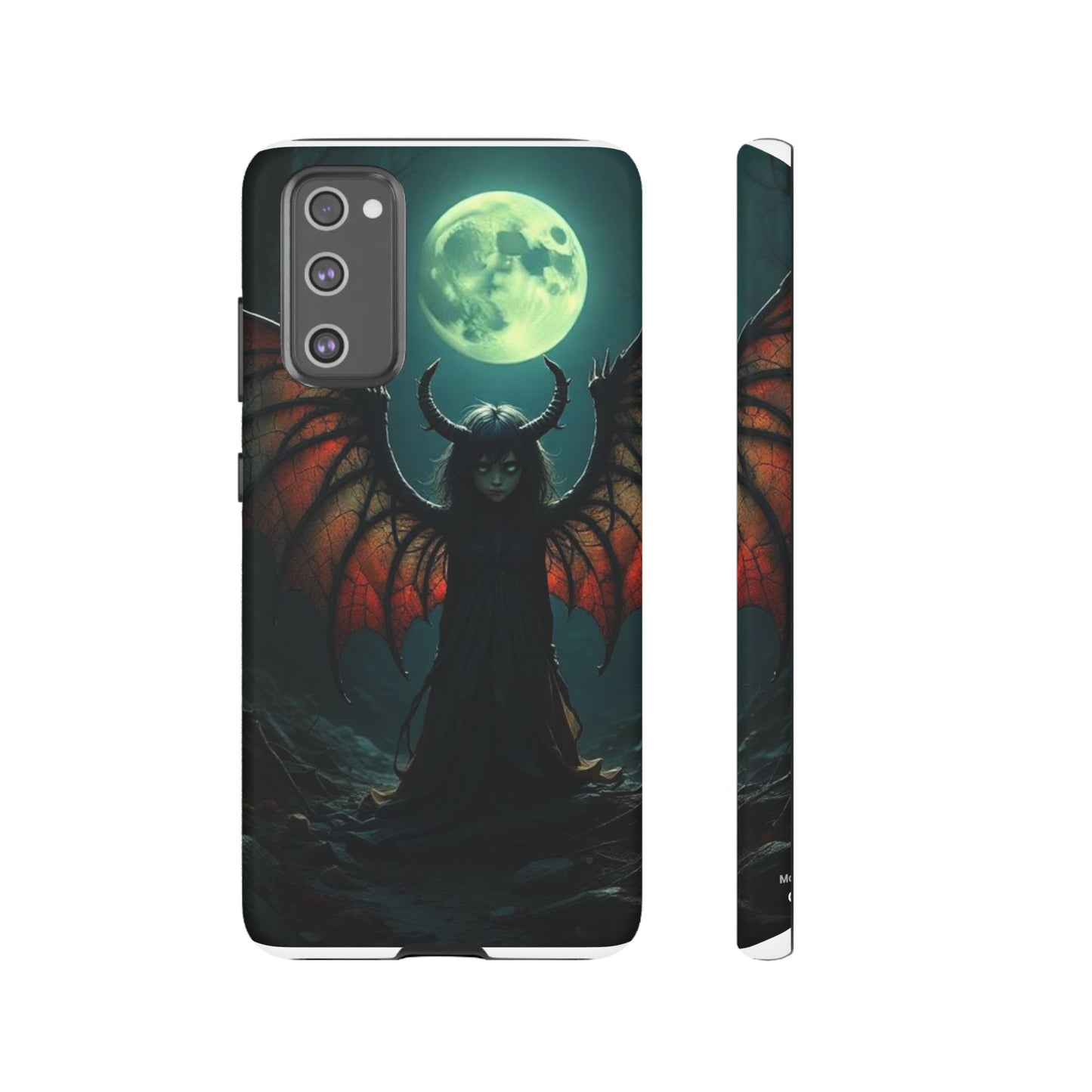 Gothic Phone Case Featuring Enigmatic Creature - Perfect for Halloween, Spooky Aesthetics, Witchy Gifts, Artistic Protection