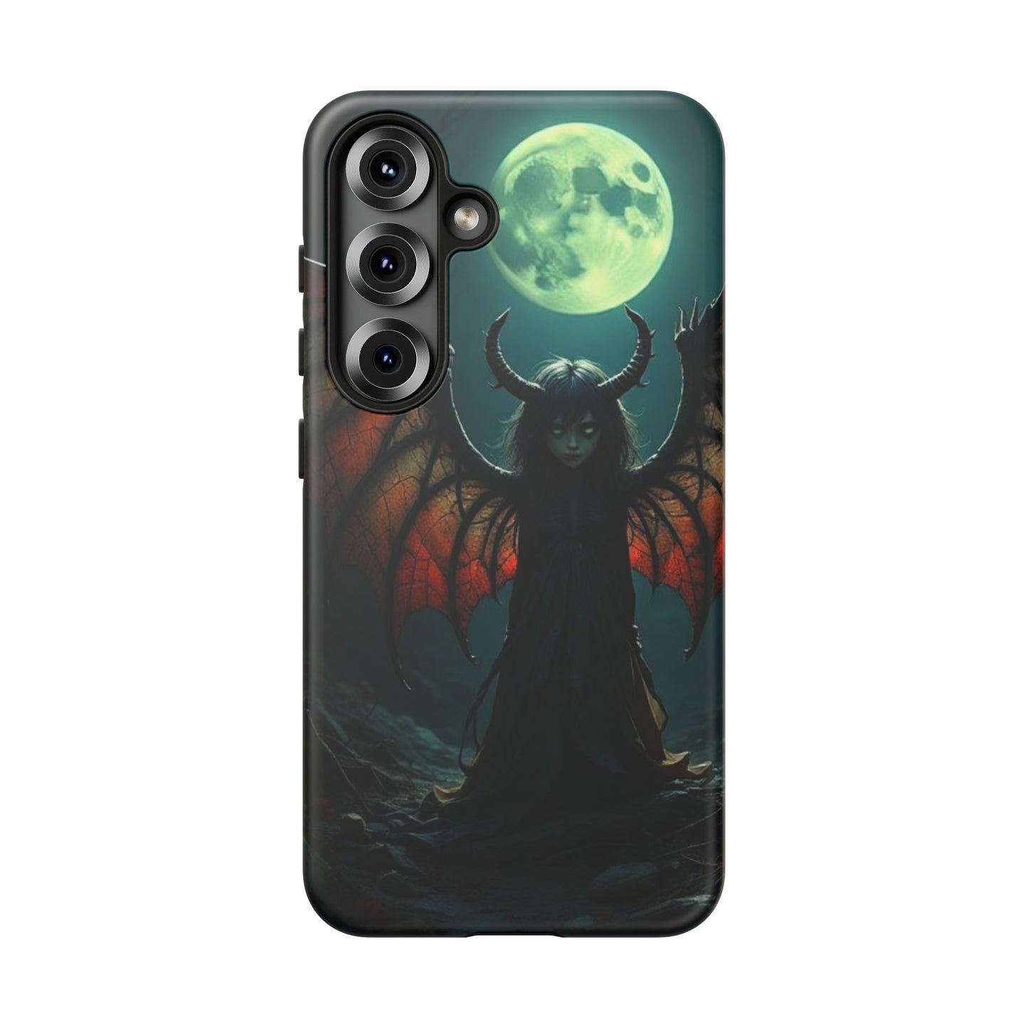 Gothic Phone Case Featuring Enigmatic Creature - Perfect for Halloween, Spooky Aesthetics, Witchy Gifts, Artistic Protection