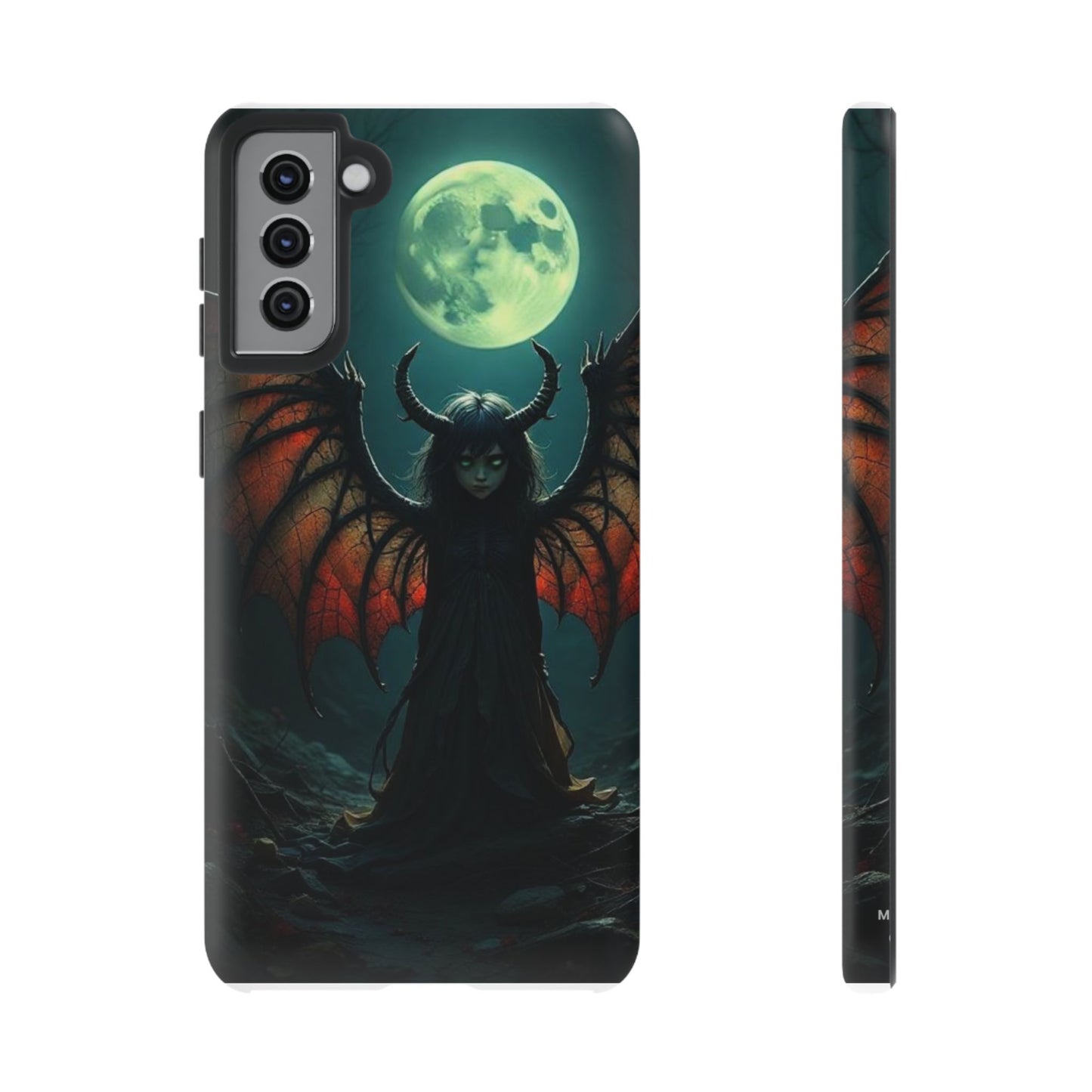 Gothic Phone Case Featuring Enigmatic Creature - Perfect for Halloween, Spooky Aesthetics, Witchy Gifts, Artistic Protection