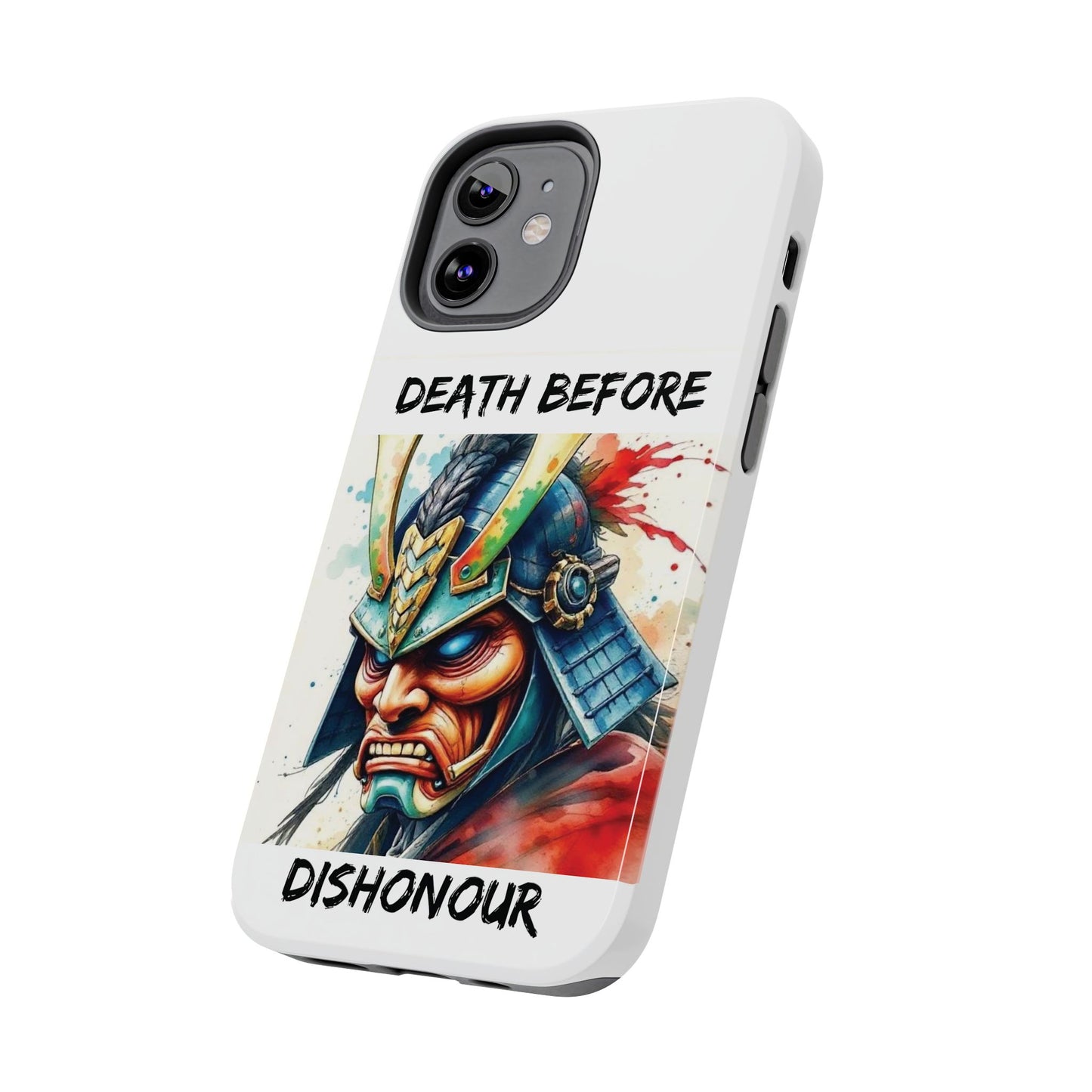 Samurai Inspired Tough Phone Case - 'Death Before Dishonour'