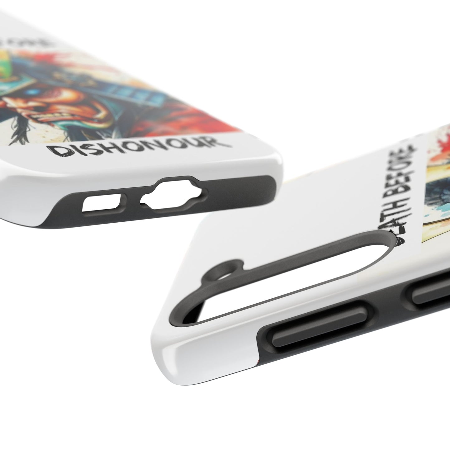 Samurai Inspired Tough Phone Case - 'Death Before Dishonour'