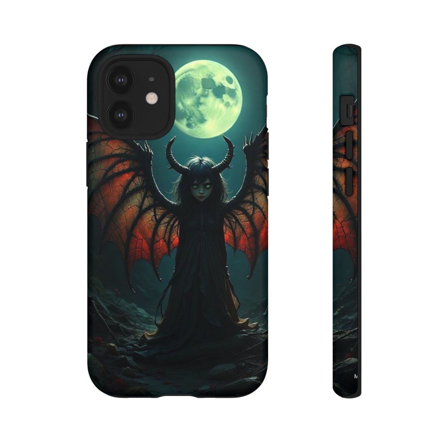Gothic Phone Case Featuring Enigmatic Creature - Perfect for Halloween, Spooky Aesthetics, Witchy Gifts, Artistic Protection