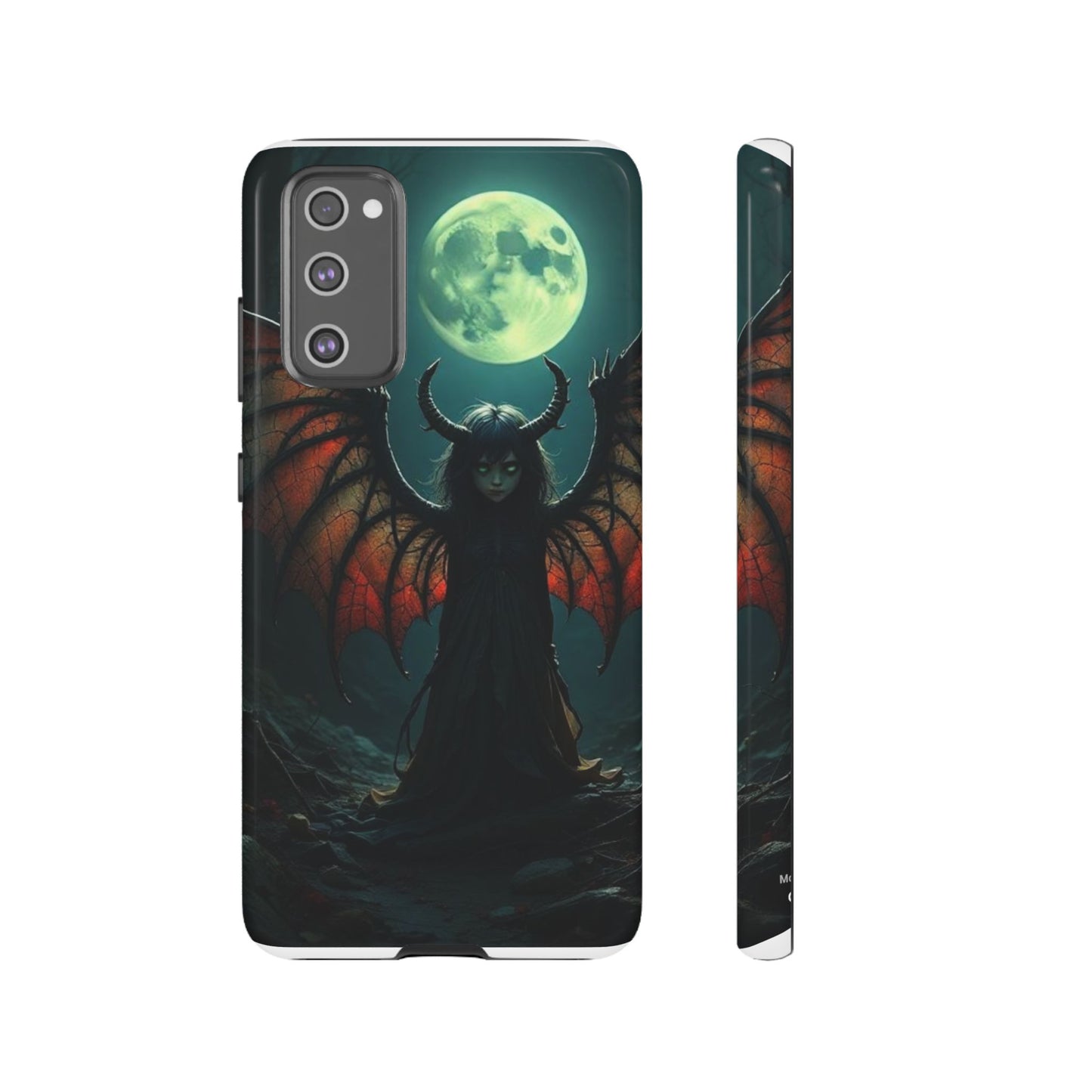 Gothic Phone Case Featuring Enigmatic Creature - Perfect for Halloween, Spooky Aesthetics, Witchy Gifts, Artistic Protection