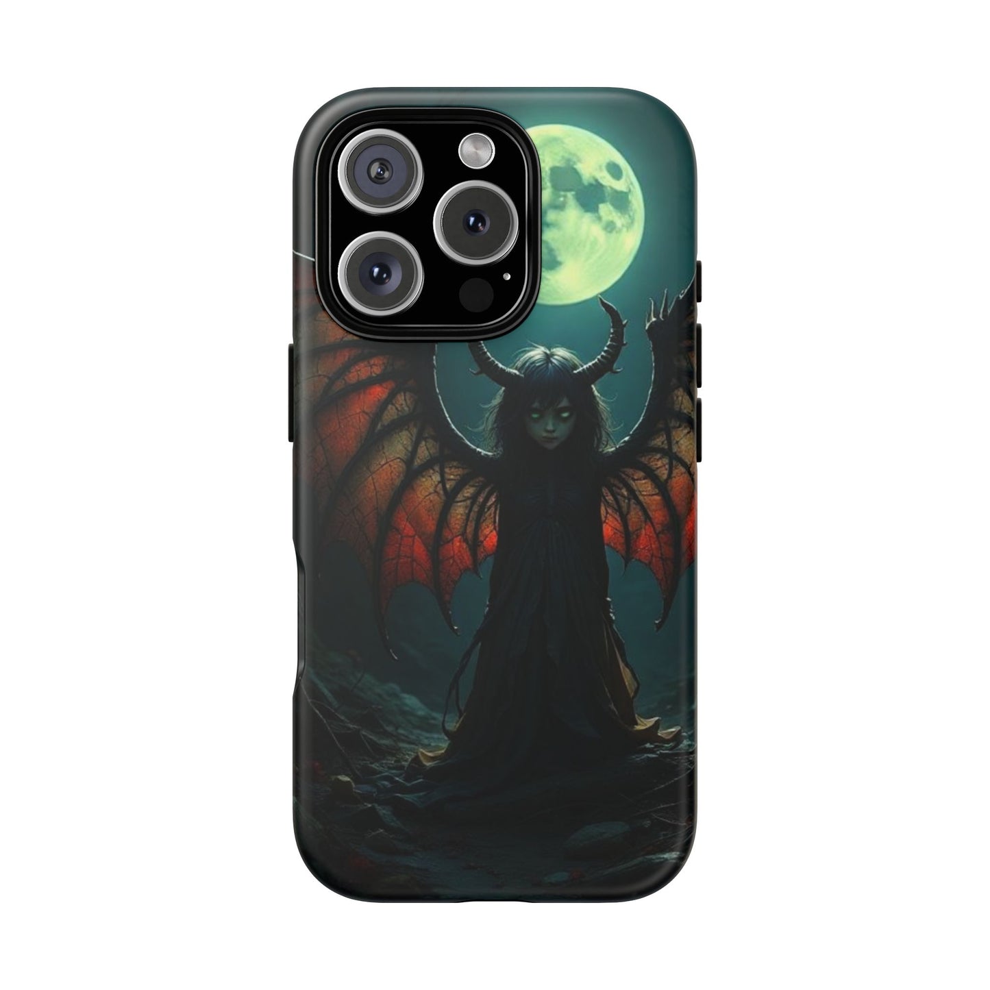 Gothic Phone Case Featuring Enigmatic Creature - Perfect for Halloween, Spooky Aesthetics, Witchy Gifts, Artistic Protection