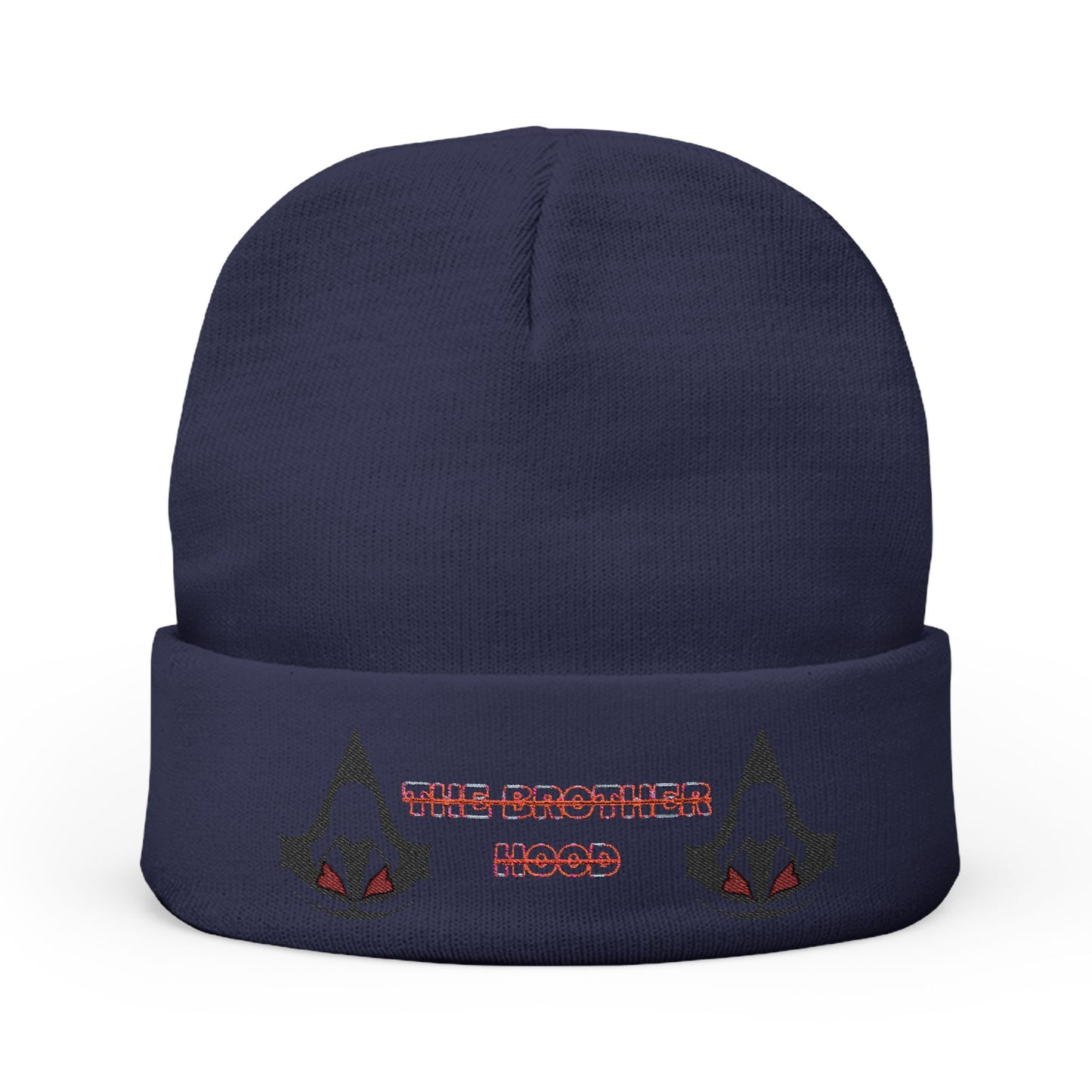 Cool Embroidered Knit Beanie for Winter Style, Fashion Accessory, Gift for Him or Her, Winter Sports Hat, Cozy Beanie