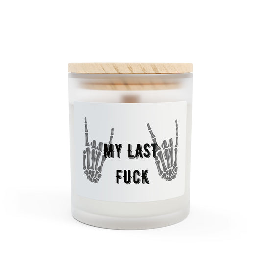 Frosted Glass Candle, 11oz