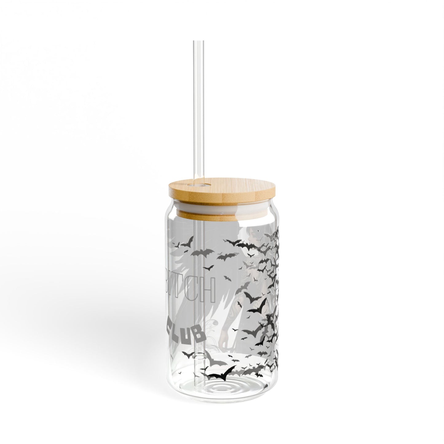 Chic Glass Sipper with Straw, Unique Drinkware for Home, Party Favors, Eco-Friendly Gift, Bohemian Decor, Customizable Design