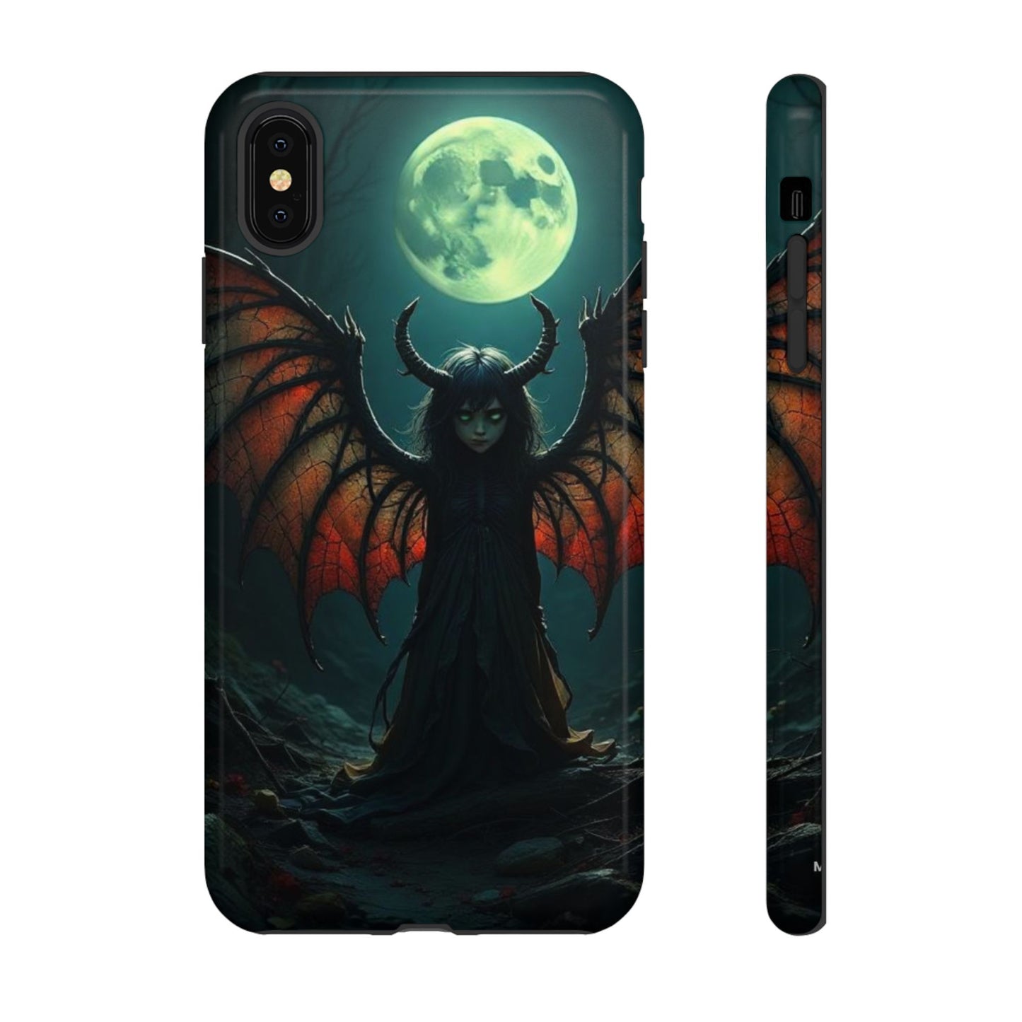 Gothic Phone Case Featuring Enigmatic Creature - Perfect for Halloween, Spooky Aesthetics, Witchy Gifts, Artistic Protection